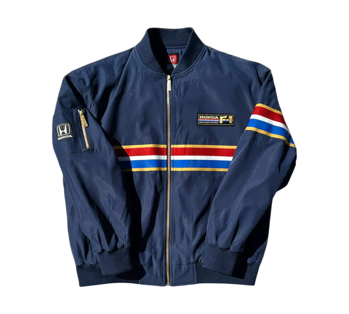 1986 Honda Formula 1 Team Blue Aviator Softshell Jacket