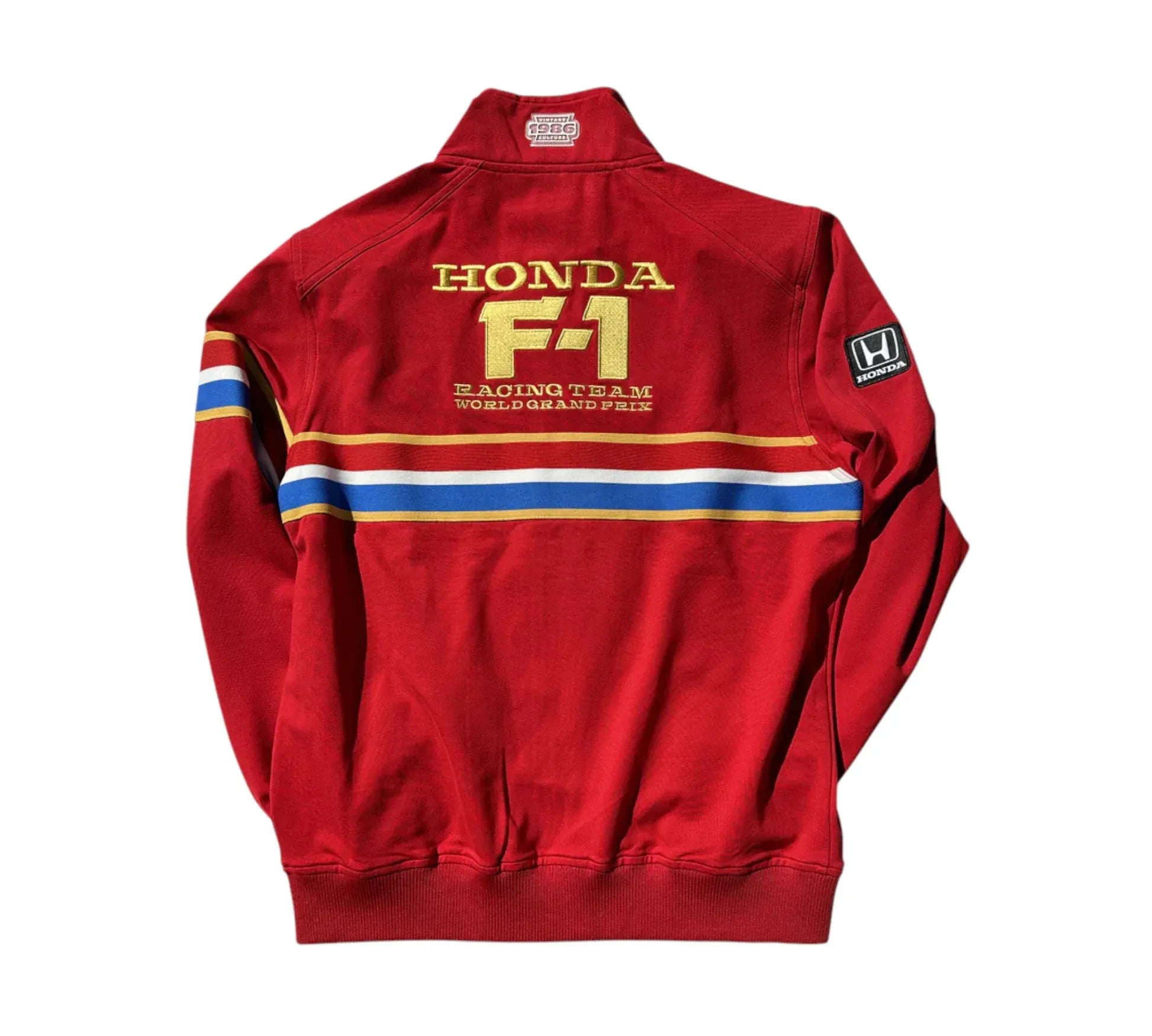 1986 Honda F1 Team Red Zipper Racing Jacket