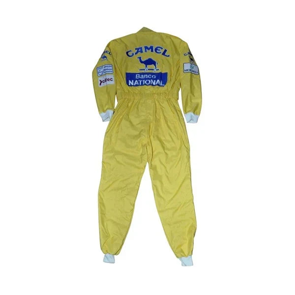 1987 Ayrton Senna F1 Racing Suit – Lotus Replica Edition