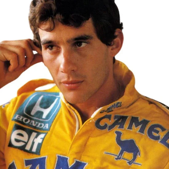 1987 Ayrton Senna F1 Racing Suit – Lotus Replica Edition