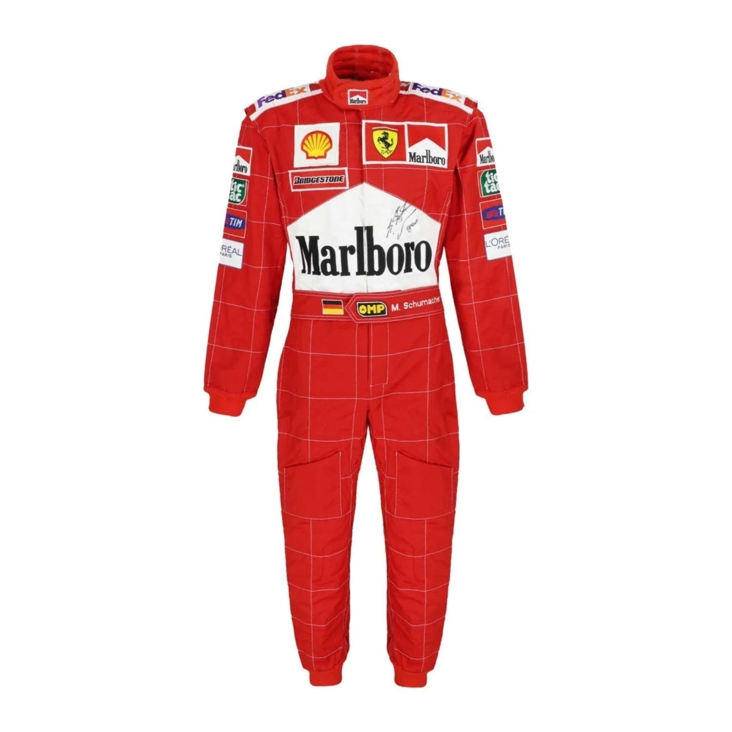 Michael Schumacher 2002 Ferrari F1 Racing Suit – Premium Replica