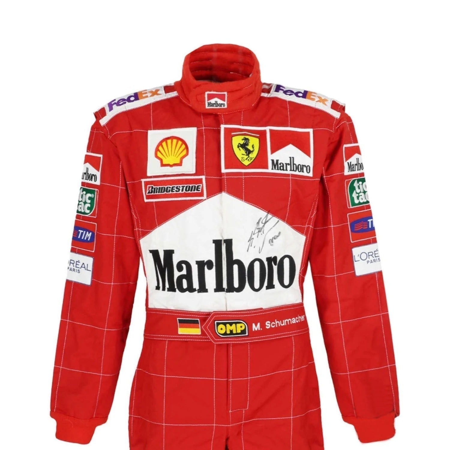 Michael Schumacher 2002 Ferrari F1 Racing Suit – Premium Replica