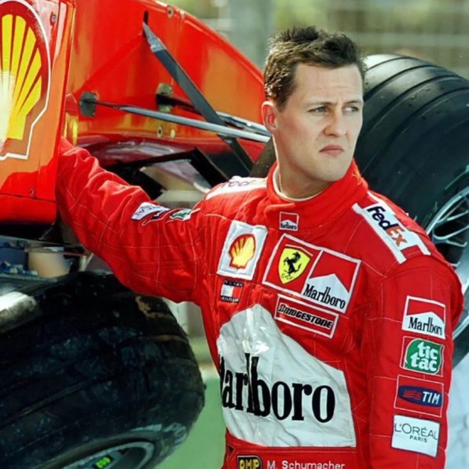 Michael Schumacher 2002 Ferrari F1 Racing Suit – Premium Replica