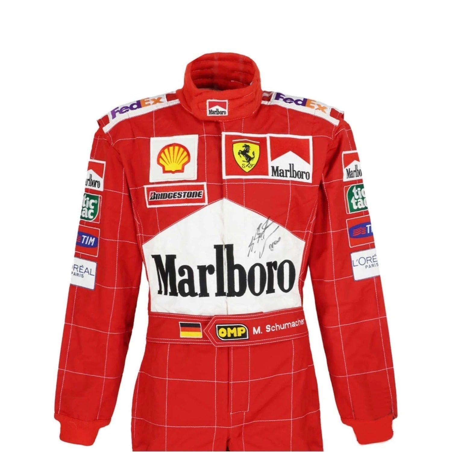 Michael Schumacher 2004 Ferrari F1 Racing Suit – Premium Replica