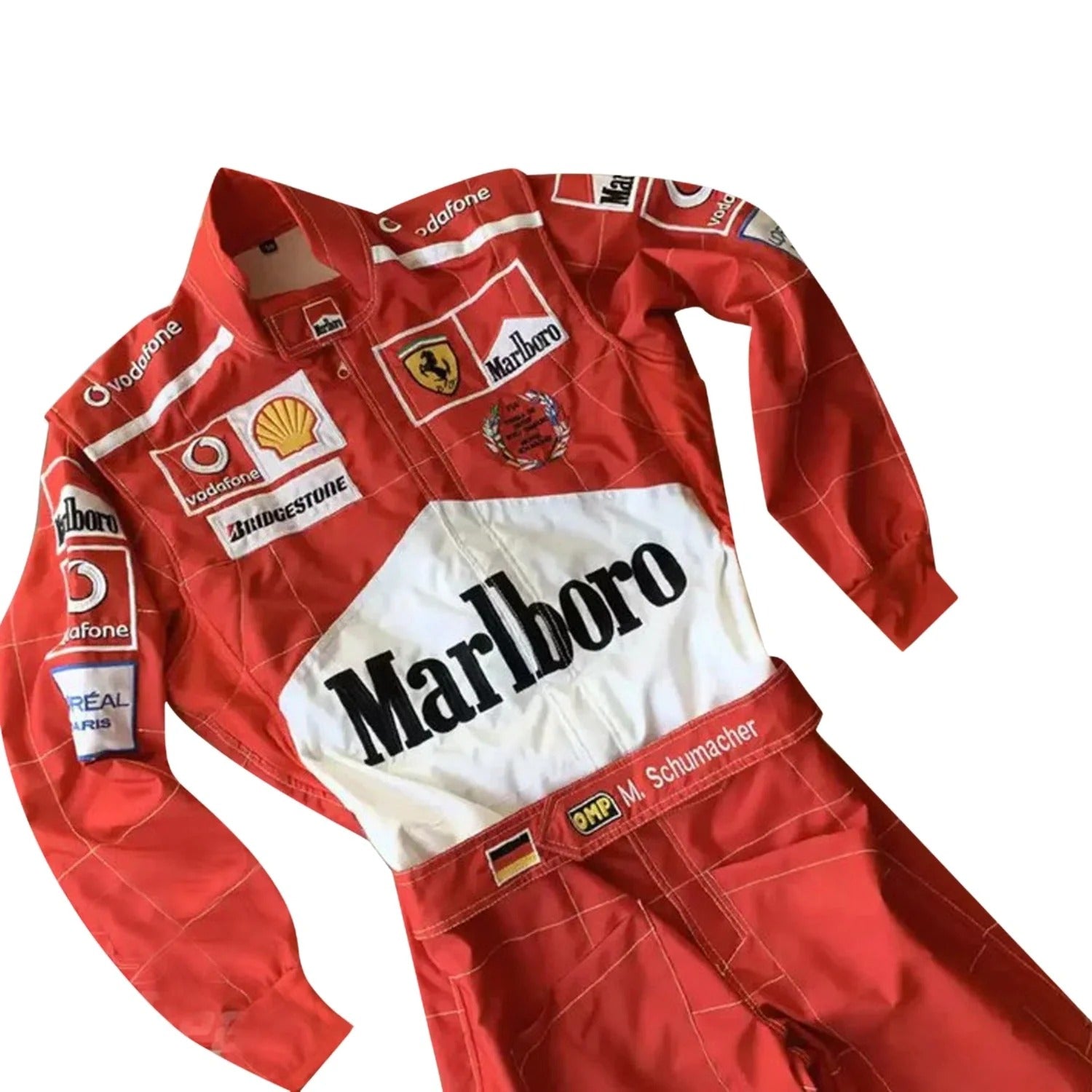 2005 Michael Schumacher Ferrari World Champion F1 Racing Suit