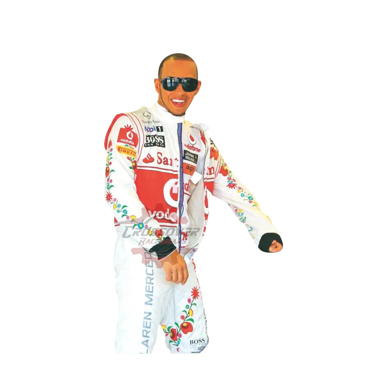 2008 Lewis Hamilton McLaren Embroidery F1 Racing Suit