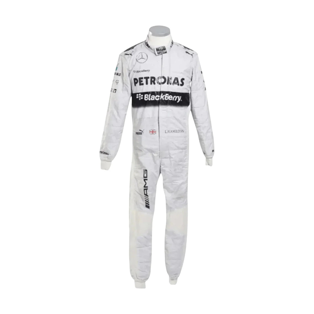 2014 Lewis Hamilton Mercedes Petronas F1 Race Suit