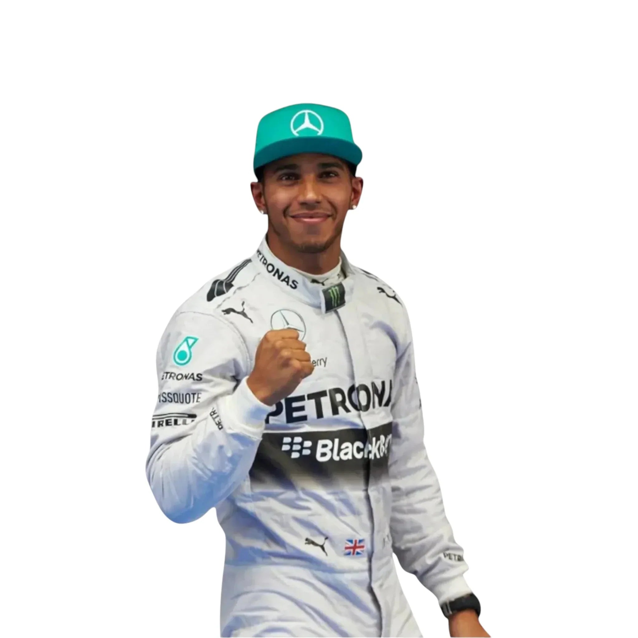 2014 Lewis Hamilton Mercedes Petronas F1 Race Suit