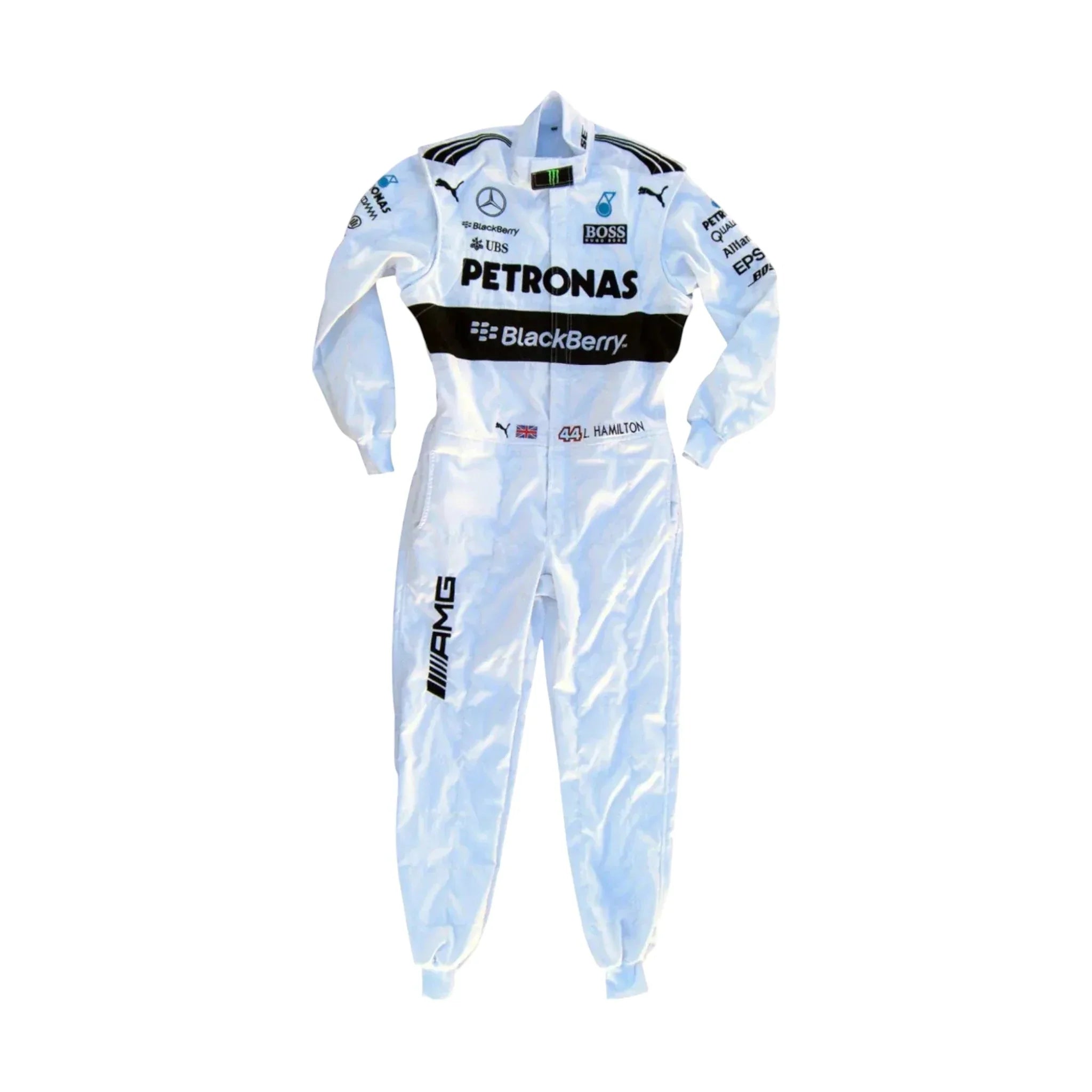 2015 Lewis Hamilton Mercedes AMG Embroidered F1 Race Suit