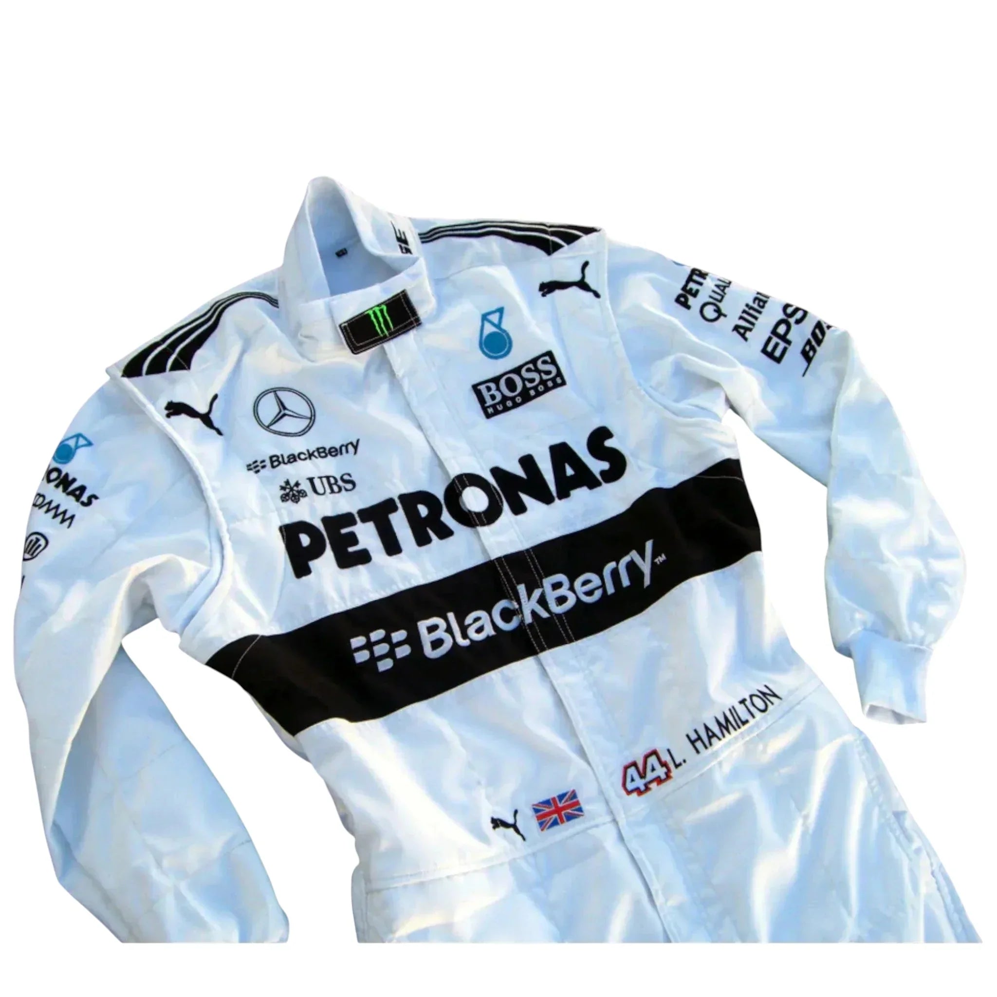 2015 Lewis Hamilton Mercedes AMG Embroidered F1 Race Suit