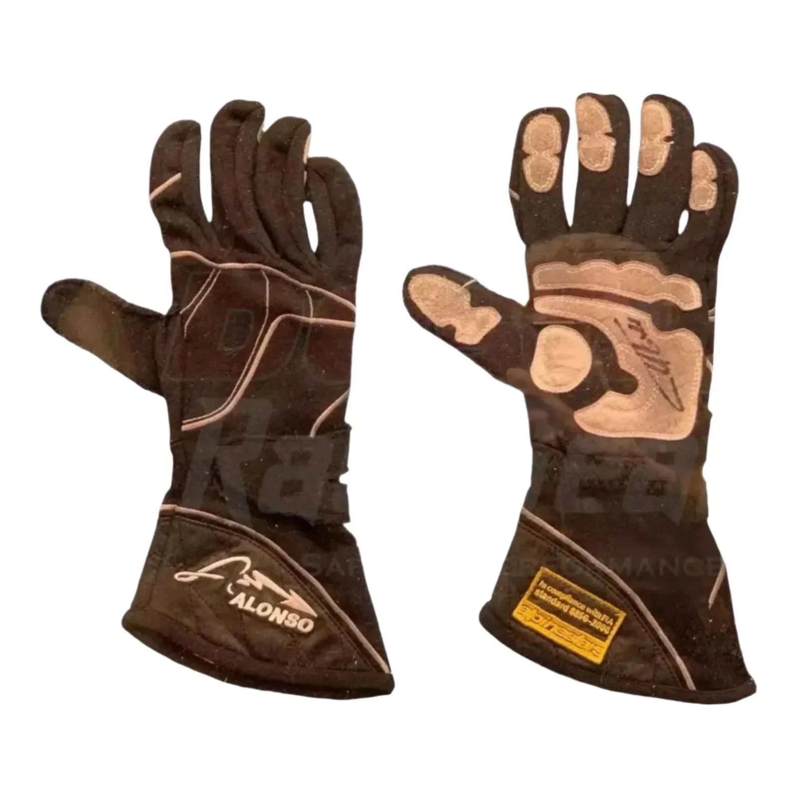 2016 Fernando Alonso McLaren F1 Race Gloves Replica