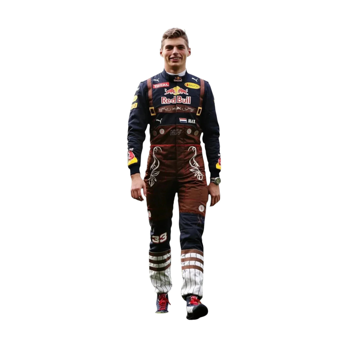2016 Max Verstappen Austrian GP Red Bull F1 Racing Suit