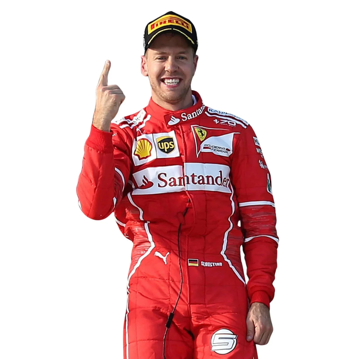 2017 Sebastian Vettel F1 Racing Suit – Embroidery Replica