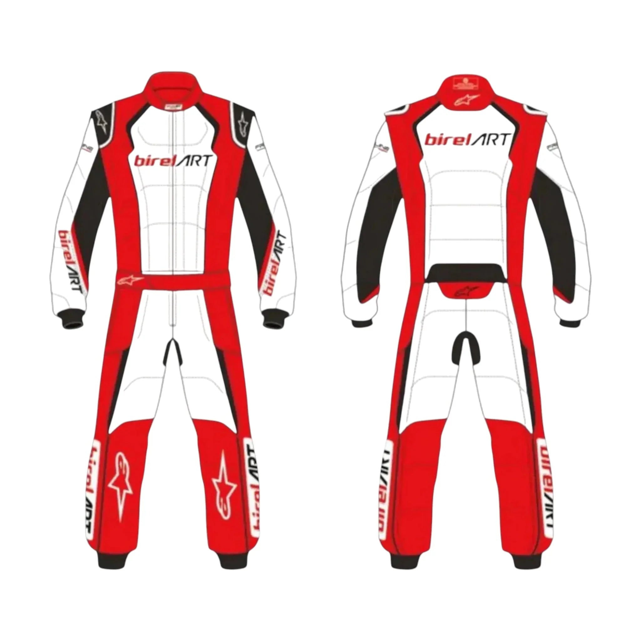 2018 Birel Art Go Kart Racing Overall Driver Suit