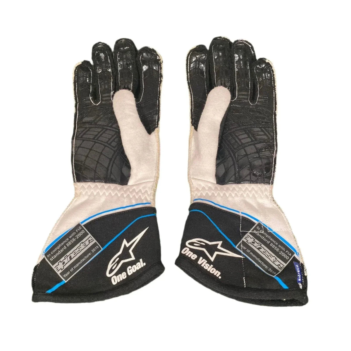 2019 George Russell Williams F1 Race Gloves Rookie Replica