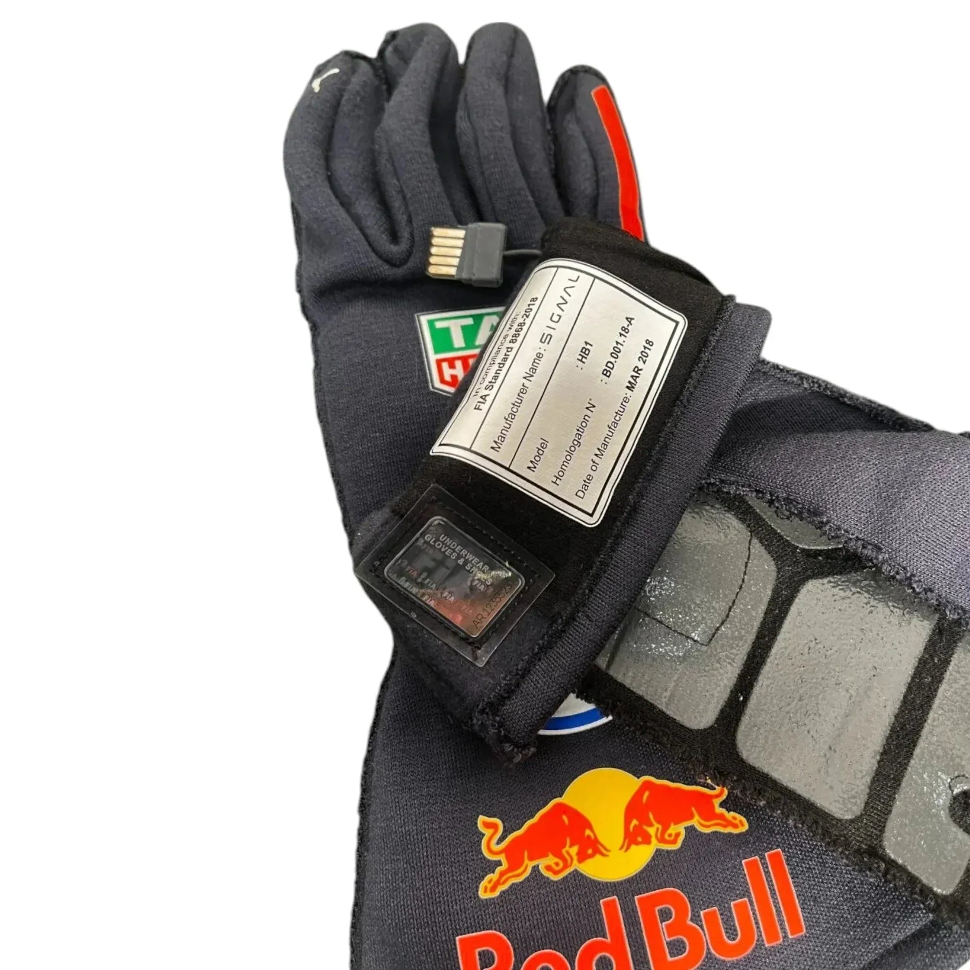 2019 Max Verstappen Red Bull F1 Race Gloves – Driver Edition Racing Gear