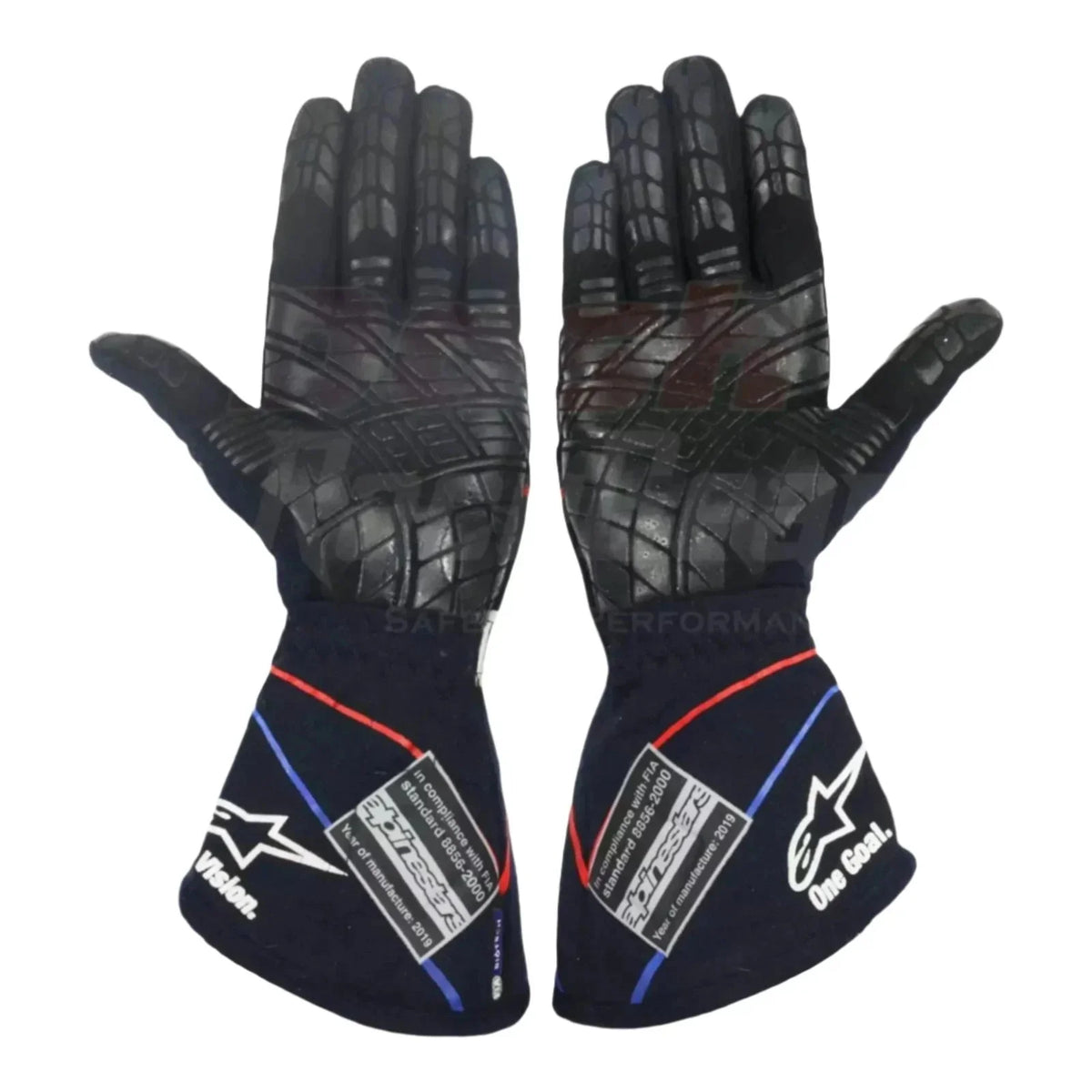 2019 Pierre Gasly Belgian GP F1 Race Gloves Replica