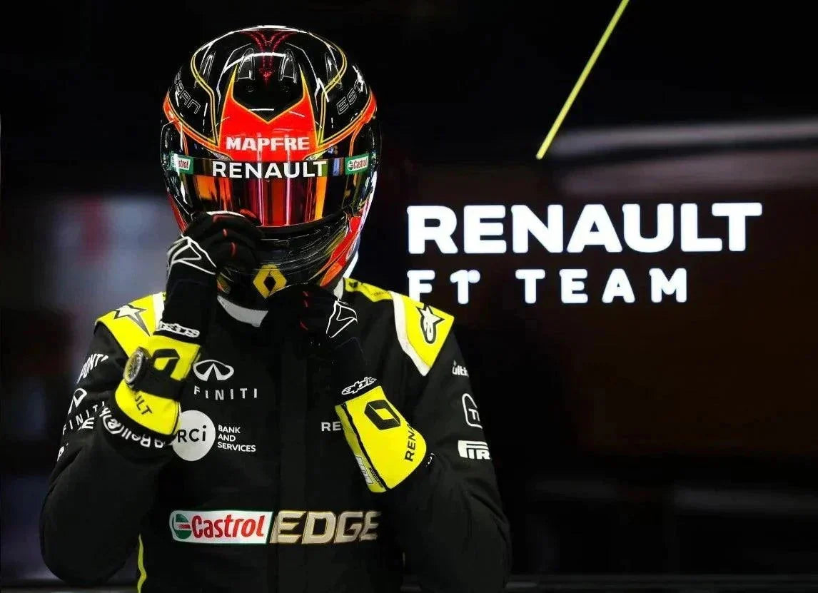 2020 Esteban Ocon Renault F1 Race Gloves Replica