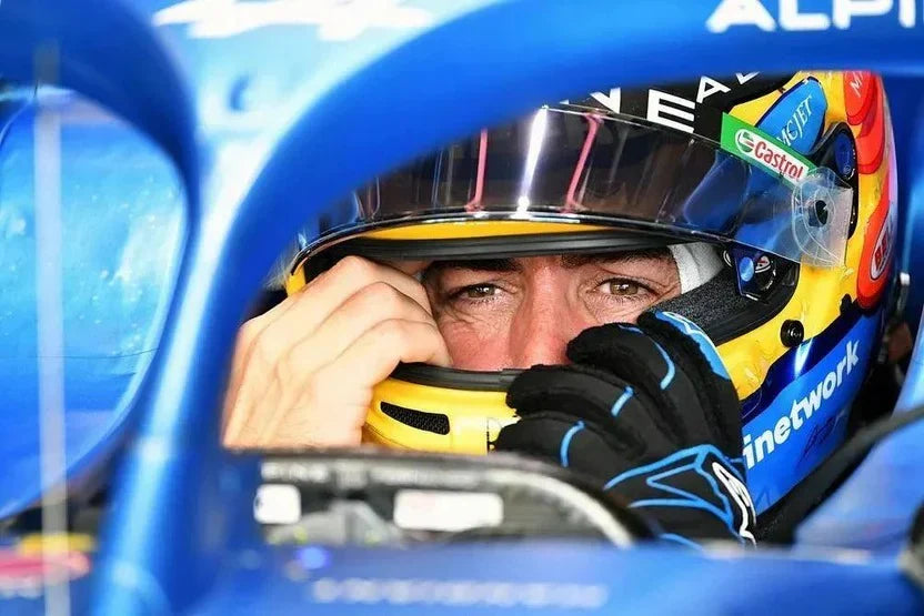 2021 Fernando Alonso Alpine F1 Race Gloves