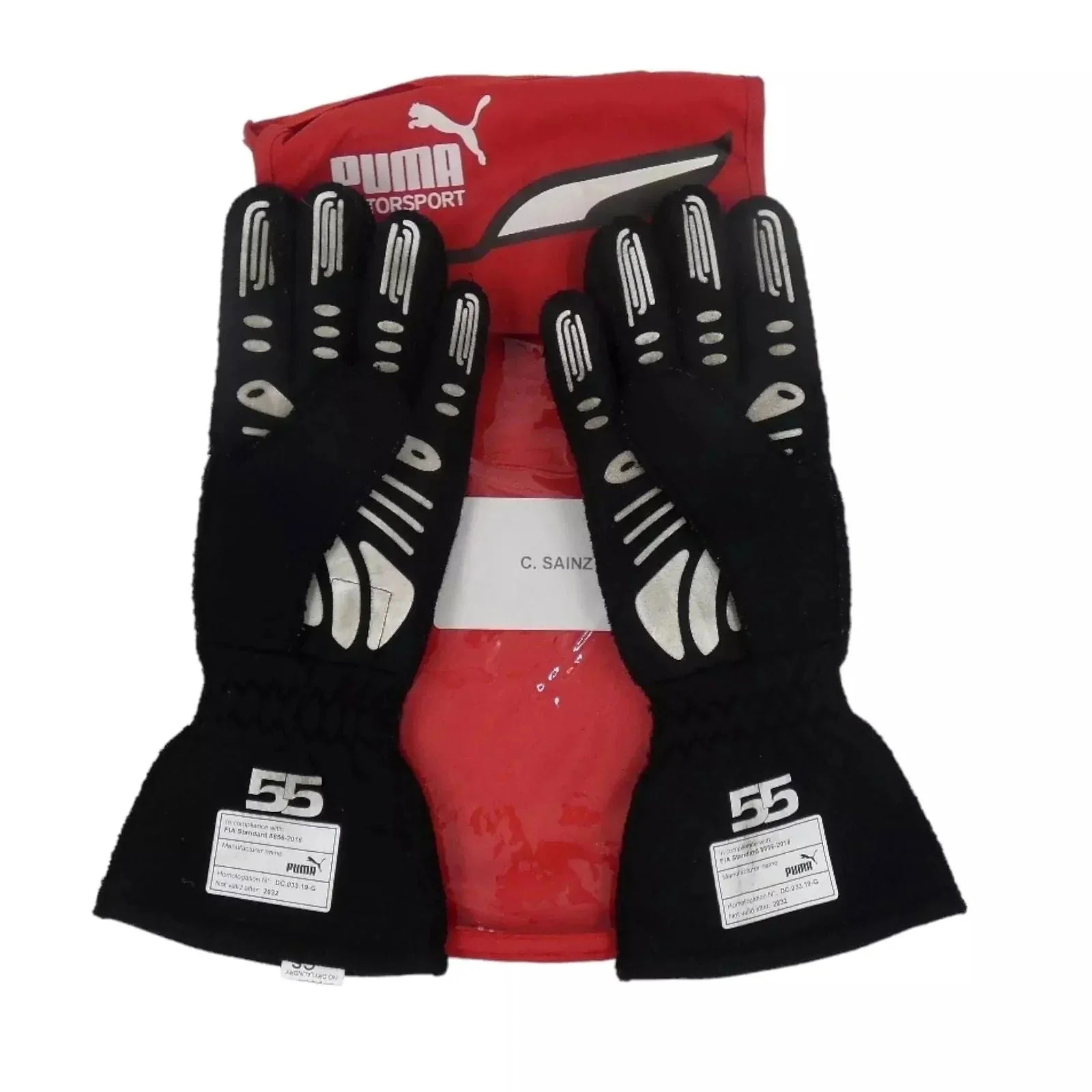 2022 Carlos Sainz Ferrari F1 Race Gloves – Official Edition