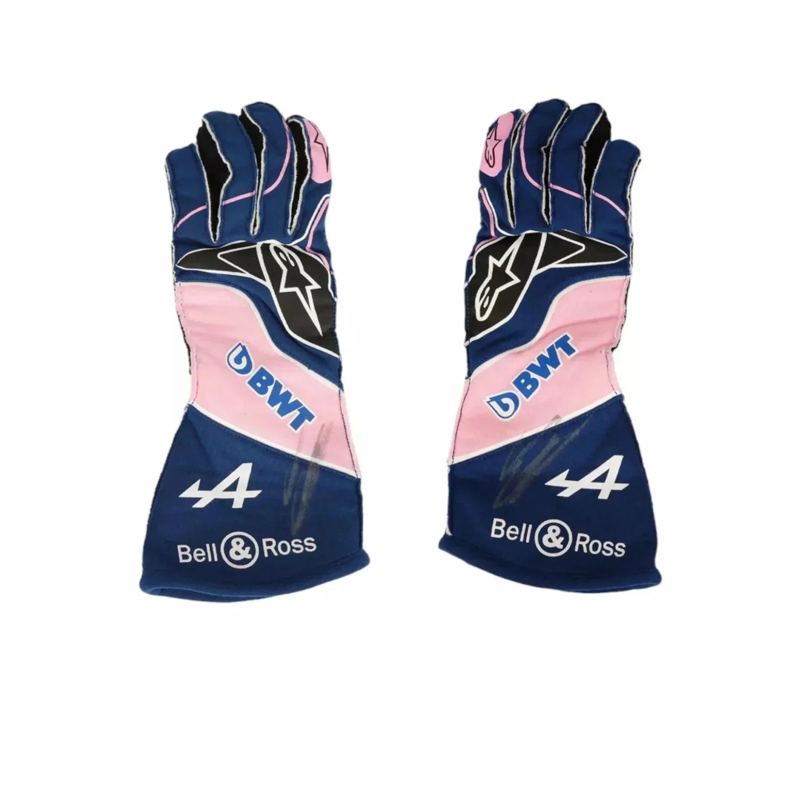 2022 Esteban Ocon Blue Alpine F1 Race Gloves
