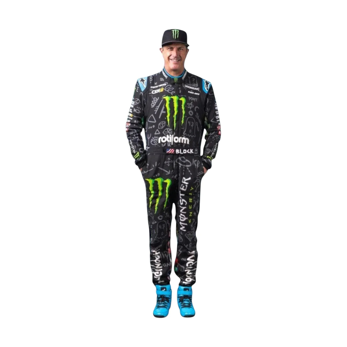 2022 Ken Block Monster Go Kart Racing Suit