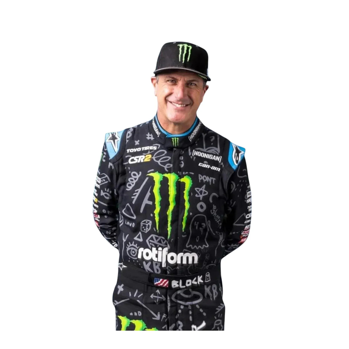 2022 Ken Block Monster Go Kart Racing Suit