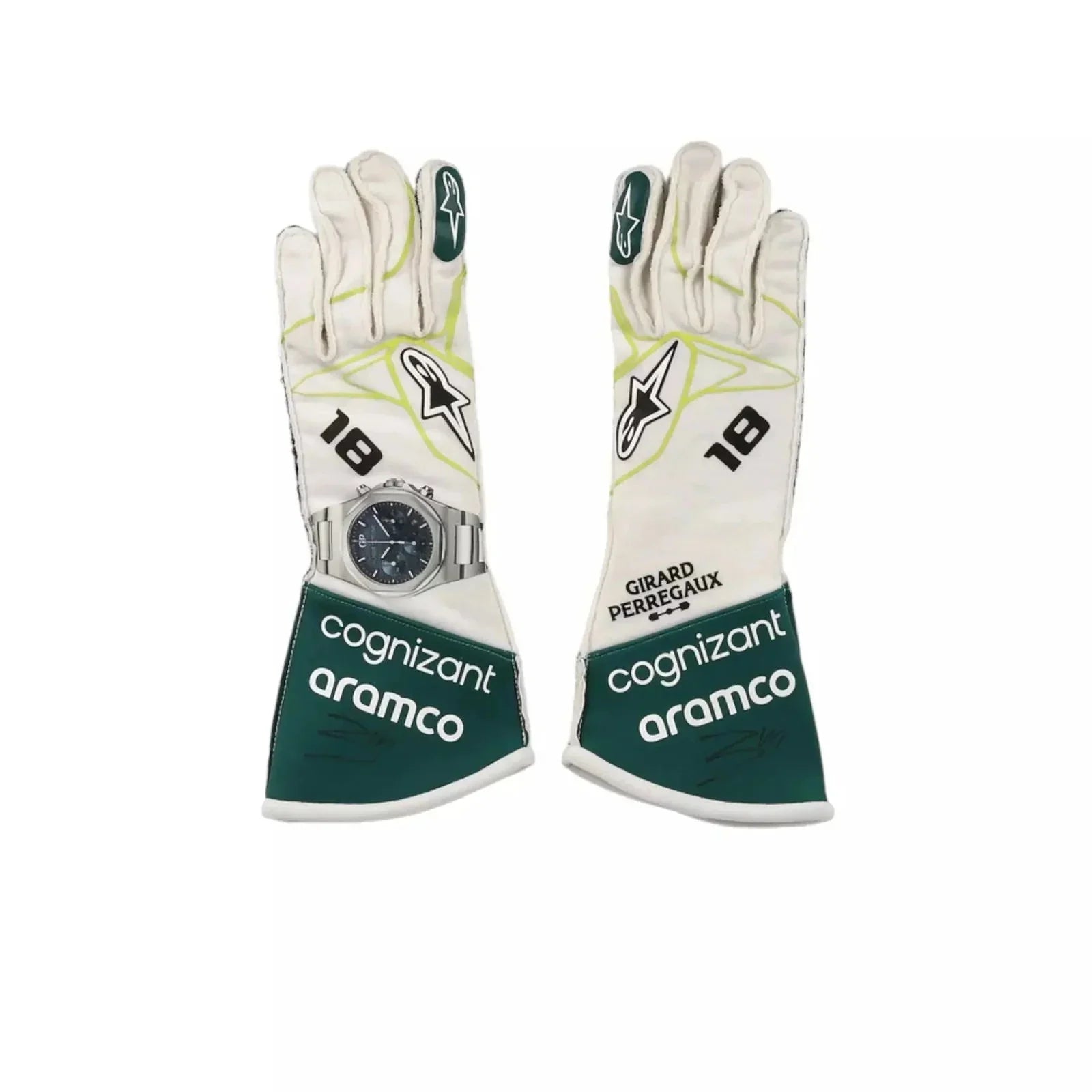 2022 Lance Stroll Aston Martin F1 Race Gloves