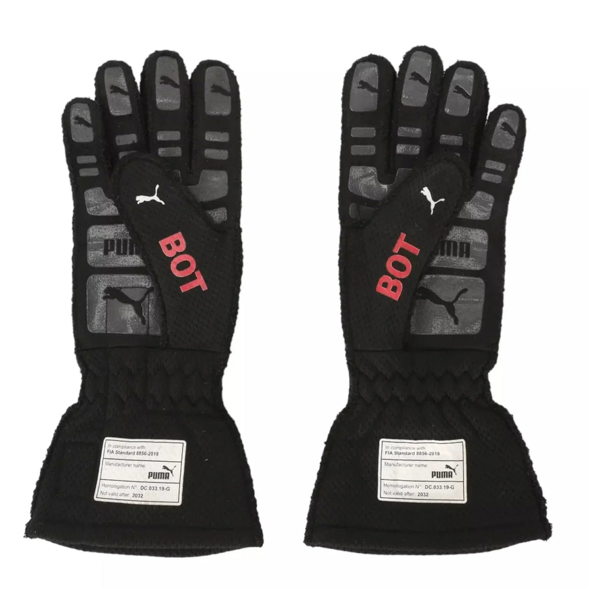 2022 Valtteri Bottas British GP F1 Race Gloves