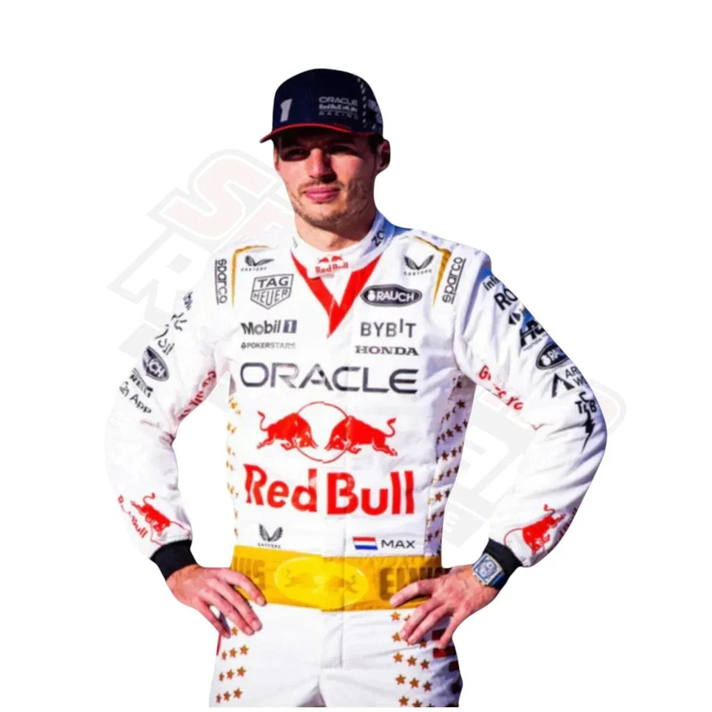 2023 Max Verstappen Las Vegas GP Red Bull F1 Race Suit