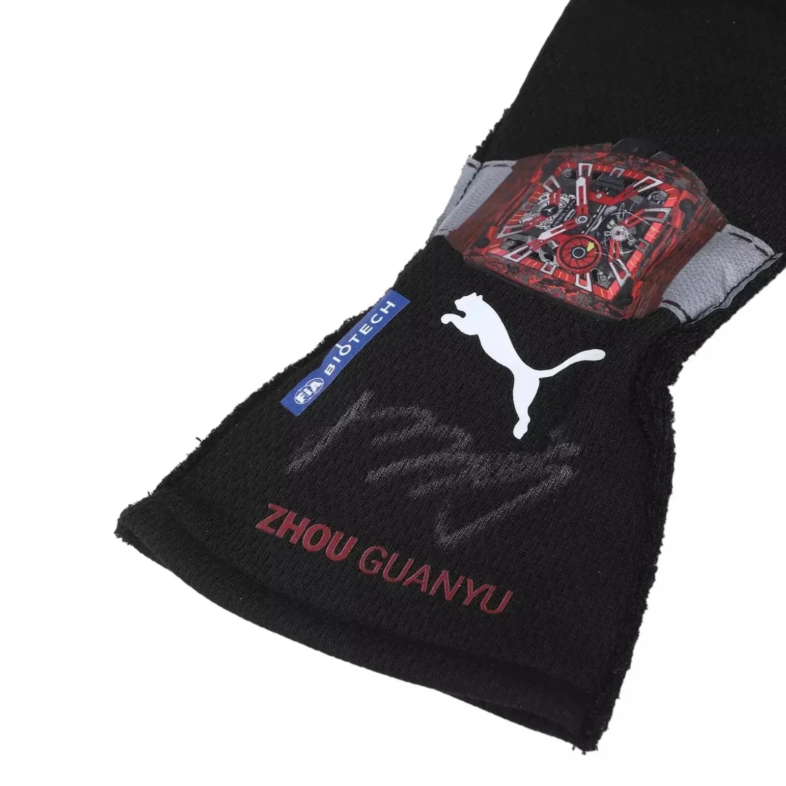 2023 Zhou Guanyu Alfa Romeo F1 Race Gloves
