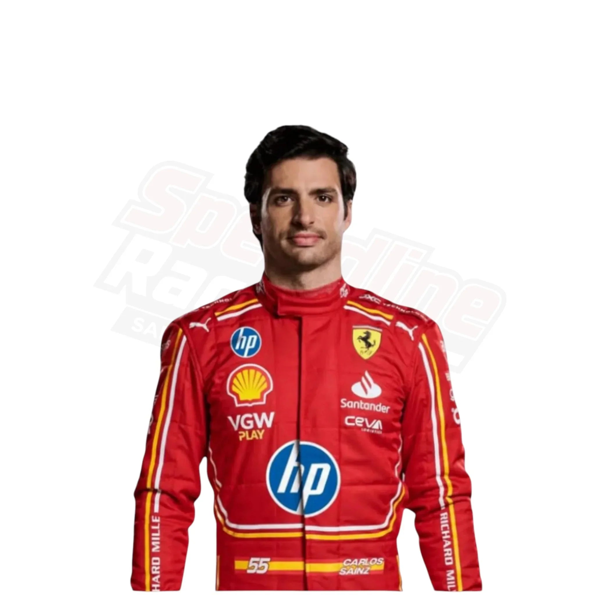 2024 Carlos Sainz Monaco GP Ferrari Race Suit