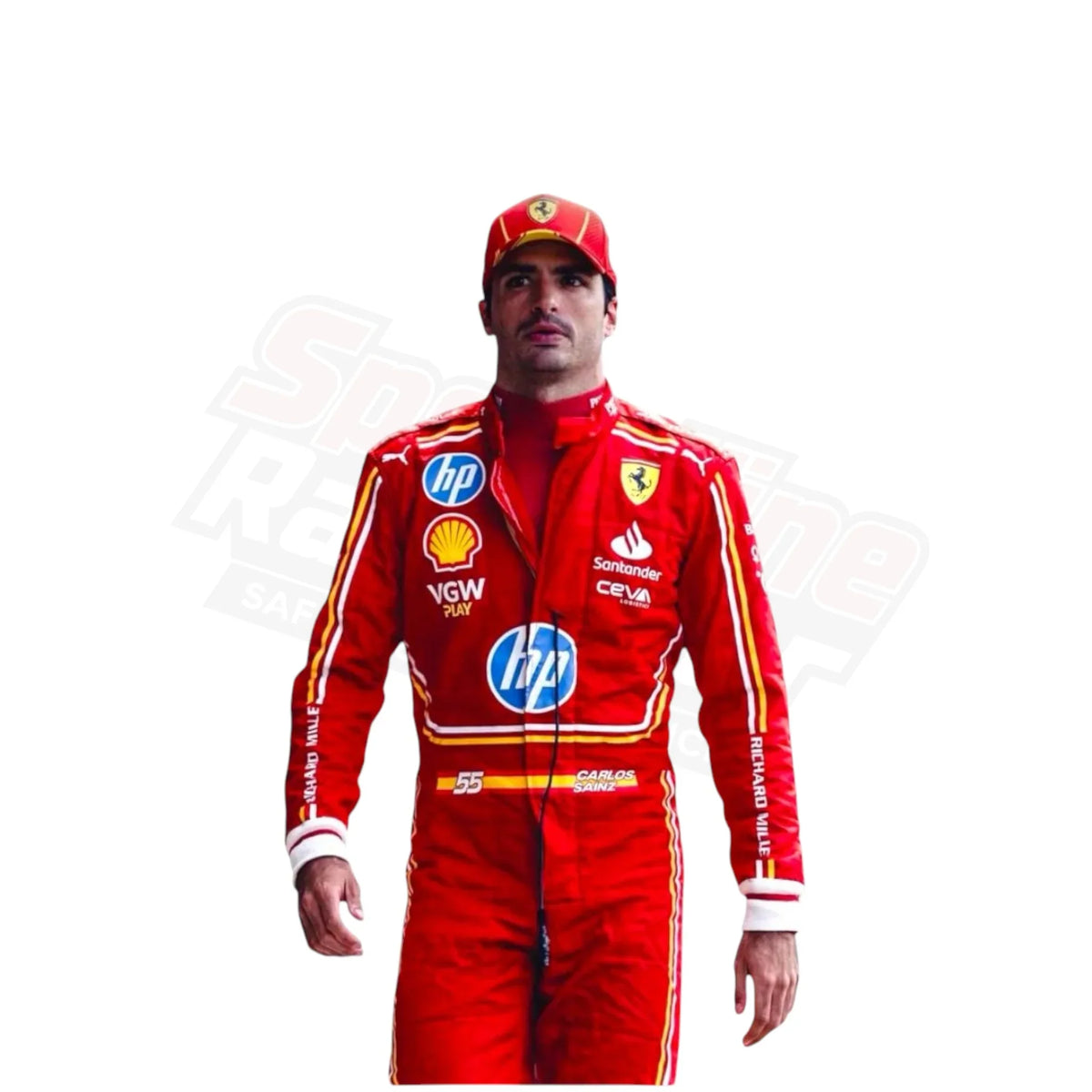 2024 Carlos Sainz Monaco GP Ferrari Race Suit