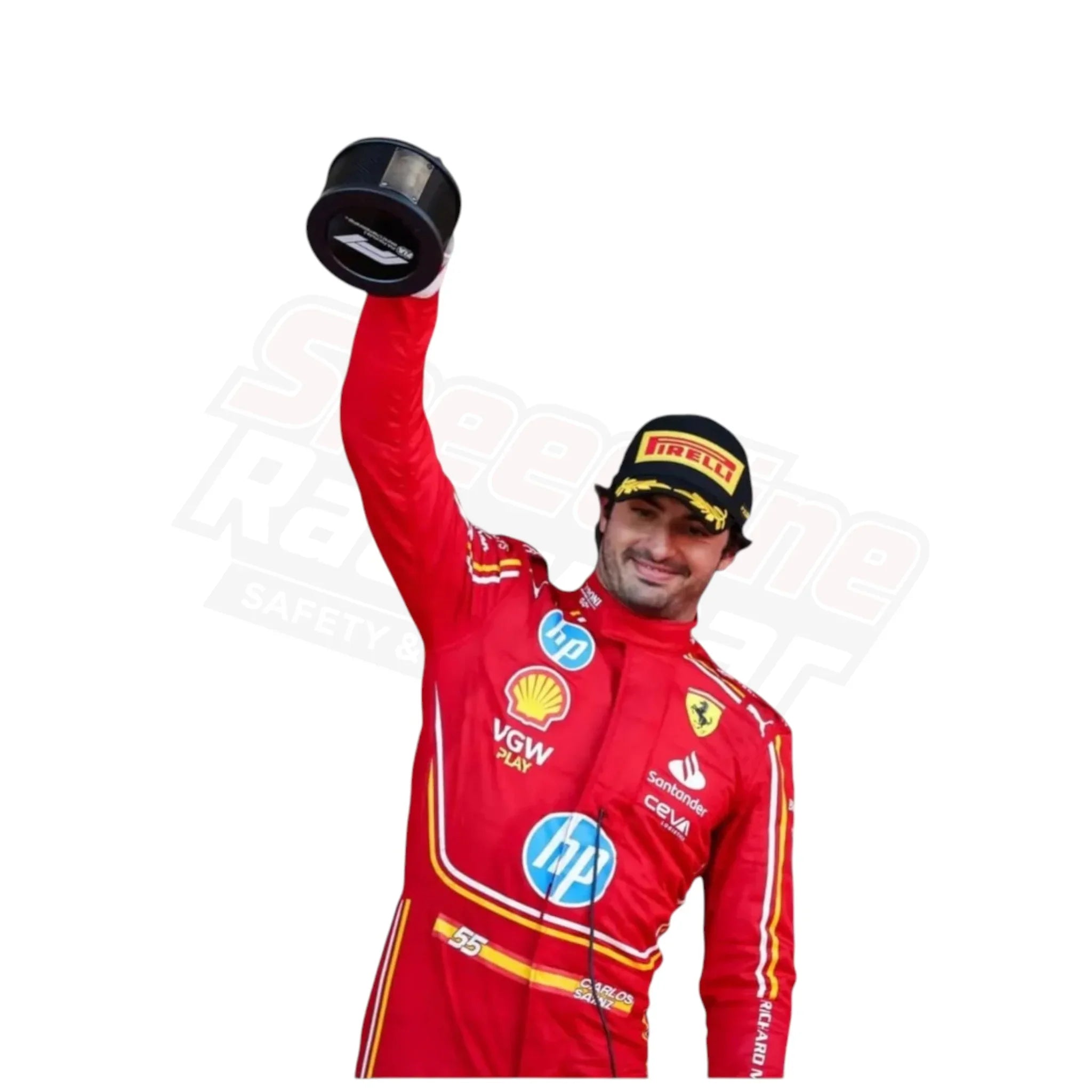 2024 Carlos Sainz Monaco GP Ferrari Race Suit