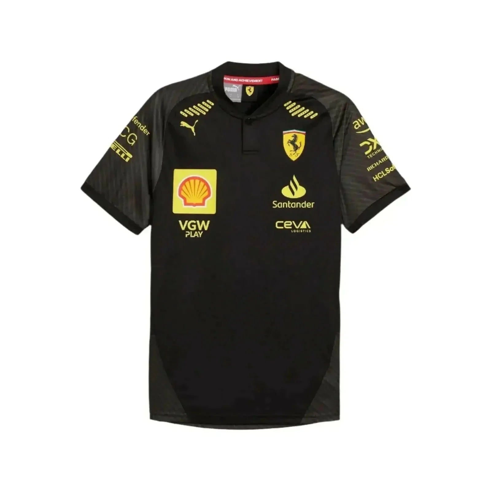 2024 Scuderia Ferrari Monza GP Team Shirt Black