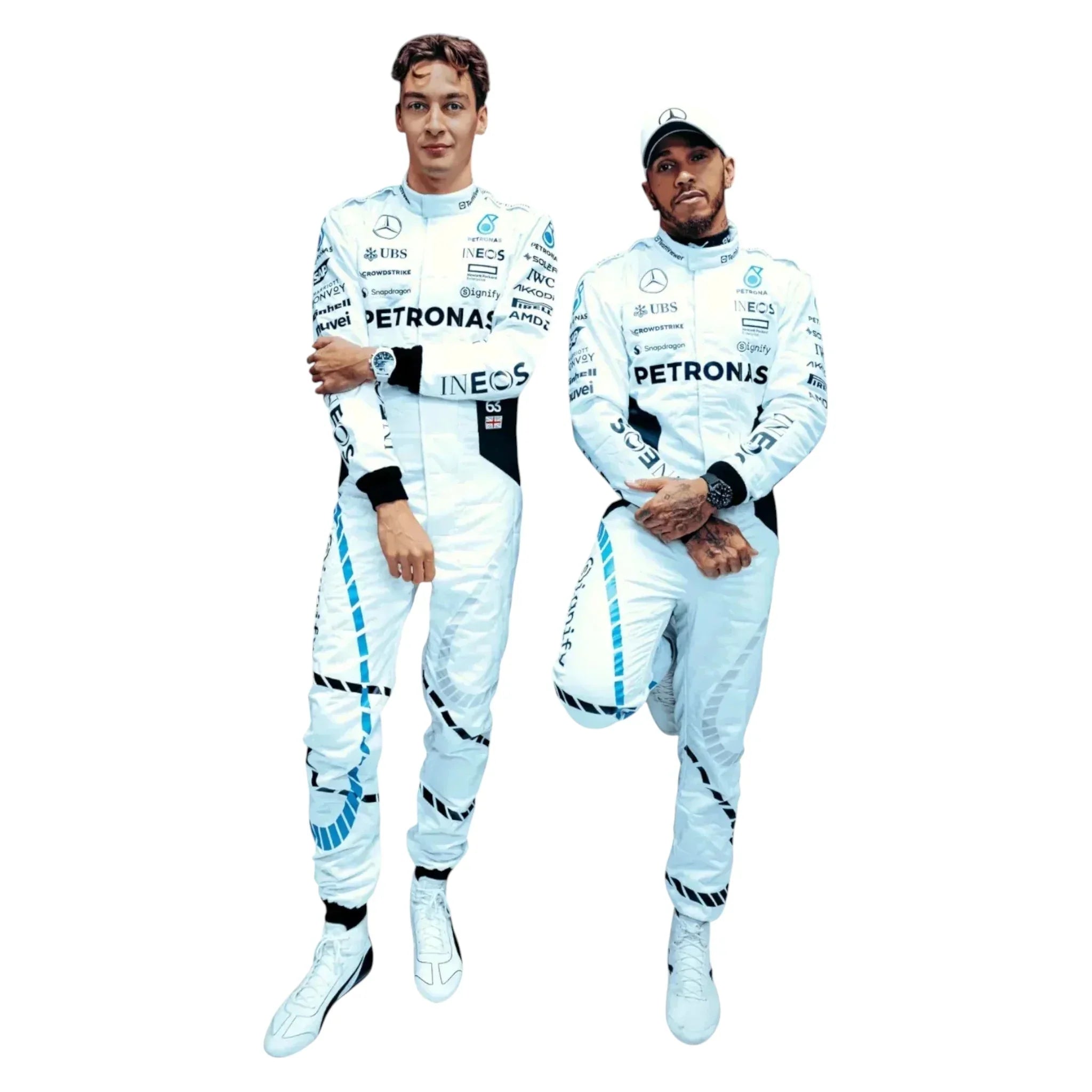 2024 Lewis Hamilton Qatar GP F1 Race Suit | Mercedes AMG