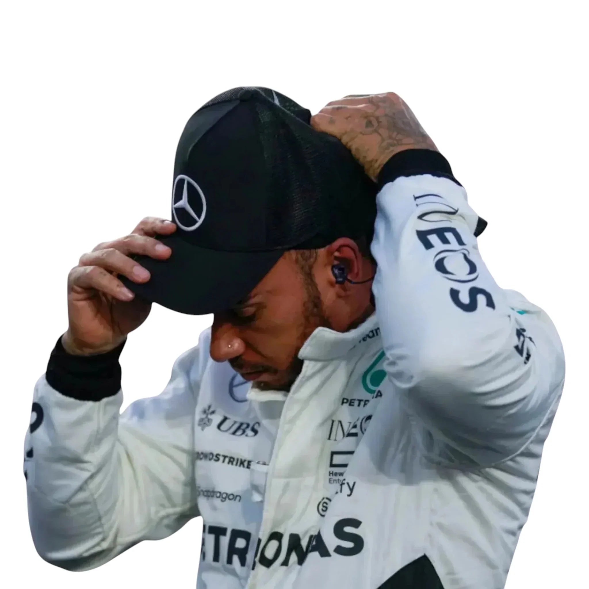 2024 Lewis Hamilton Qatar GP F1 Race Suit | Mercedes AMG