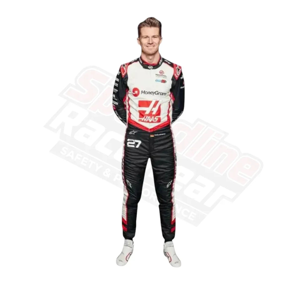 2024 Nico Hülkenberg Haas F1 Team Race Suit – Official Motorsport Edition