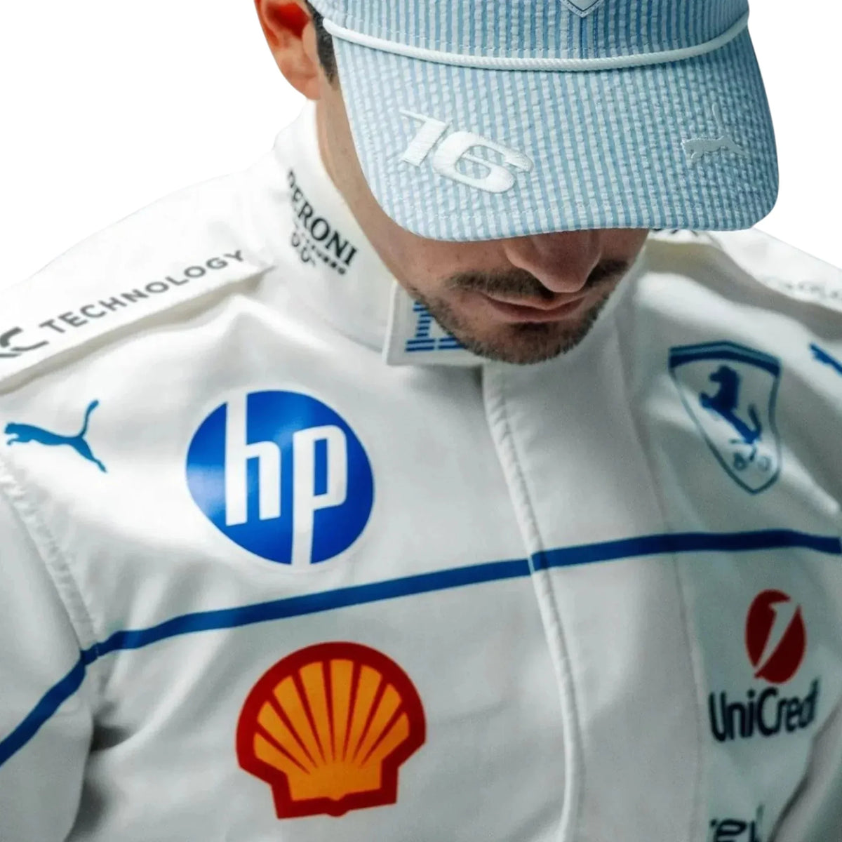 2025 Charles Leclerc Ferrari Miami GP F1 Race Suit