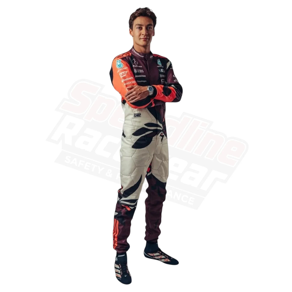 2025 George Russell Mercedes AMG Petronas F1 Team Suit