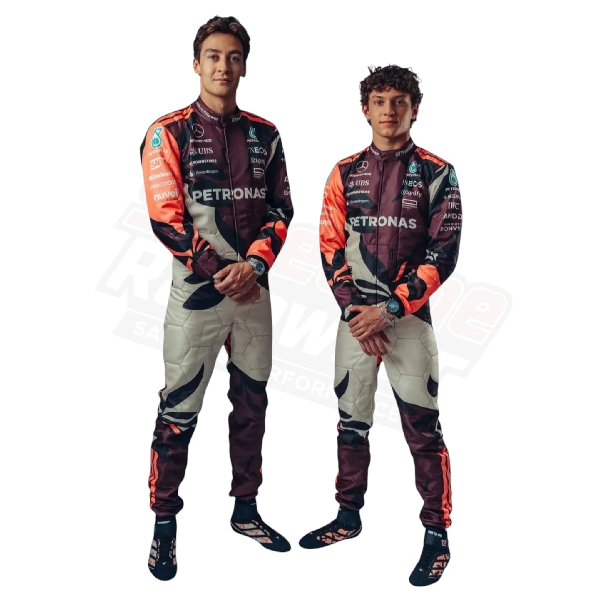 2025 George Russell Mercedes AMG Petronas F1 Team Suit