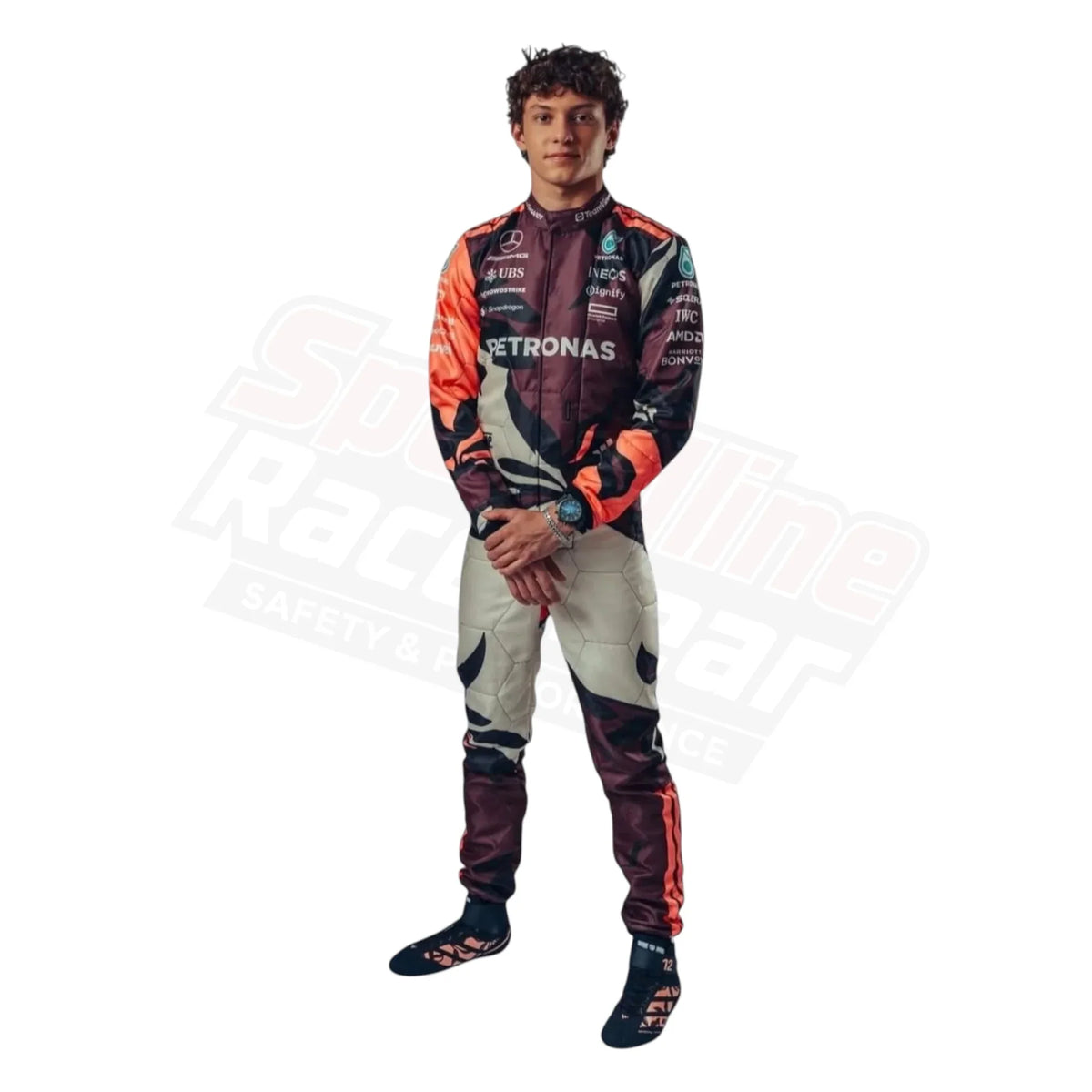 2025 George Russell Mercedes AMG Petronas F1 Team Suit