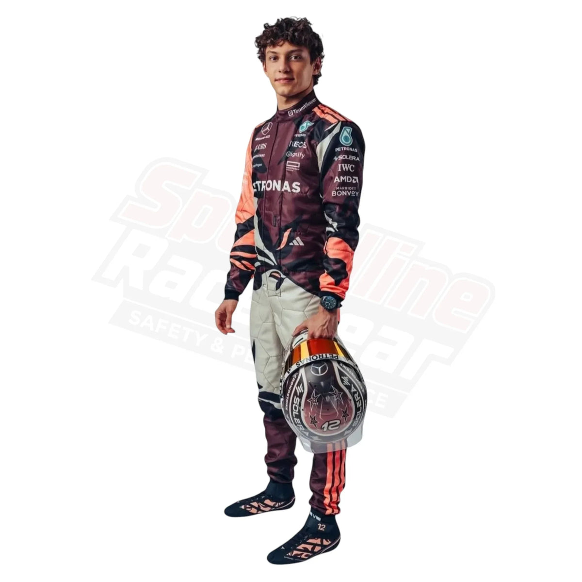 2025 George Russell Mercedes AMG Petronas F1 Team Suit