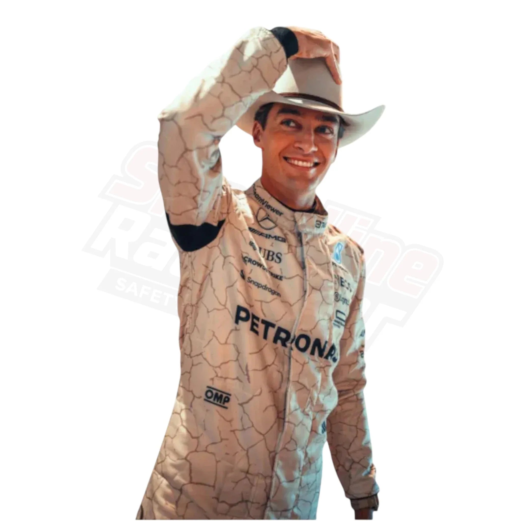 2025 George Russell Mercedes AMG F1 Team Racing Suit
