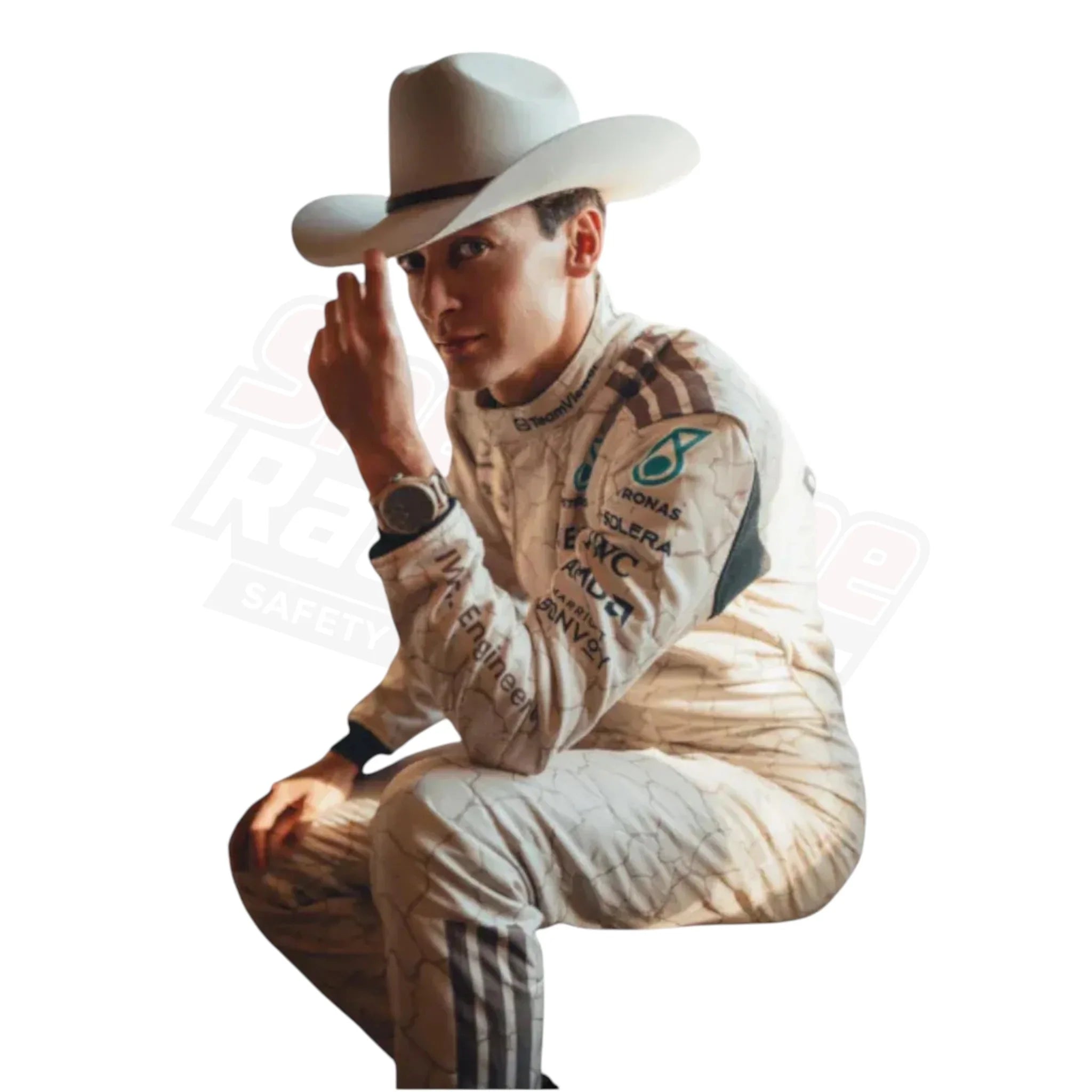 2025 George Russell Mercedes AMG F1 Team Racing Suit