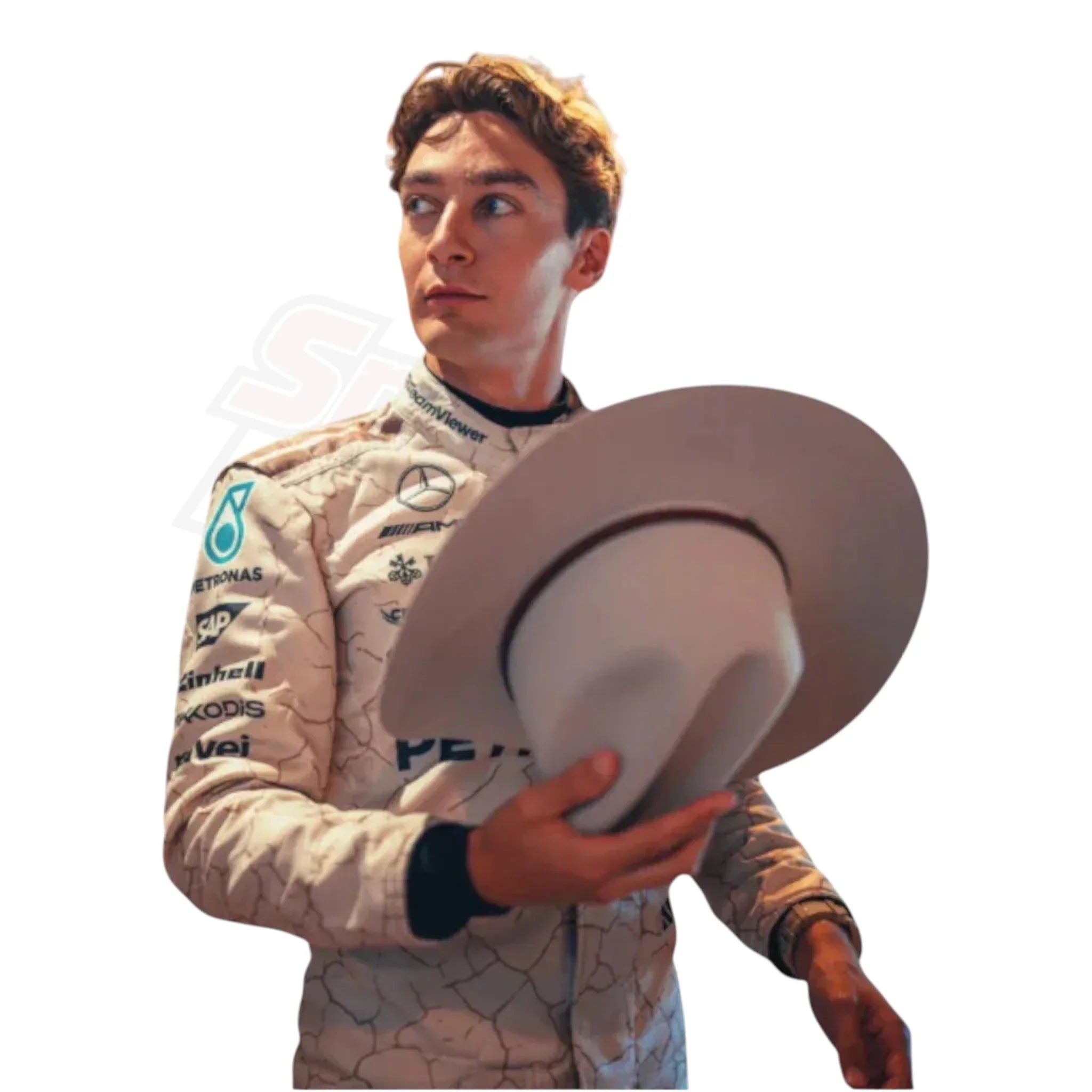 2025 George Russell Mercedes AMG F1 Team Racing Suit