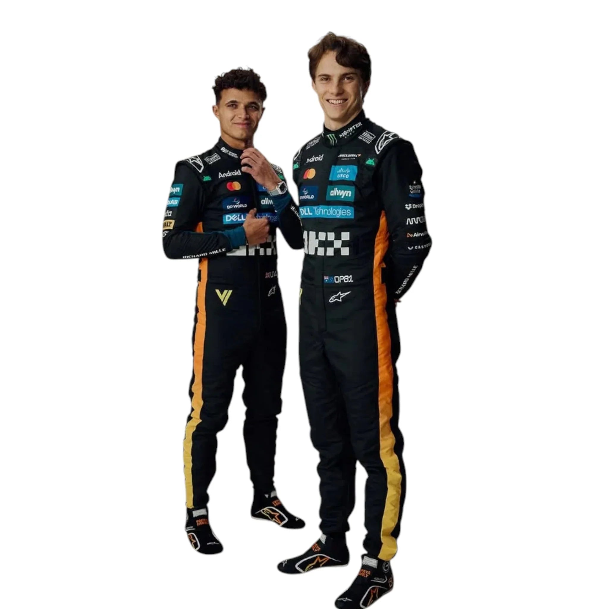 2025 Lando Norris Abu Dhabi GP F1 Racing Suit Edition