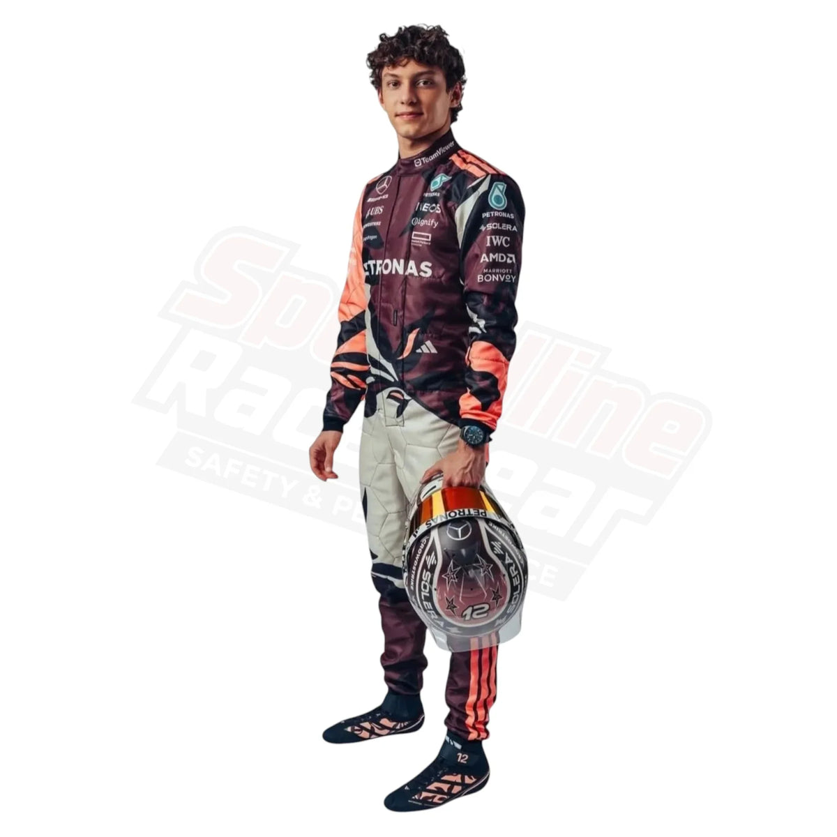 2025 Andrea Kimi Antonelli Mercedes F1 Miami GP Suit
