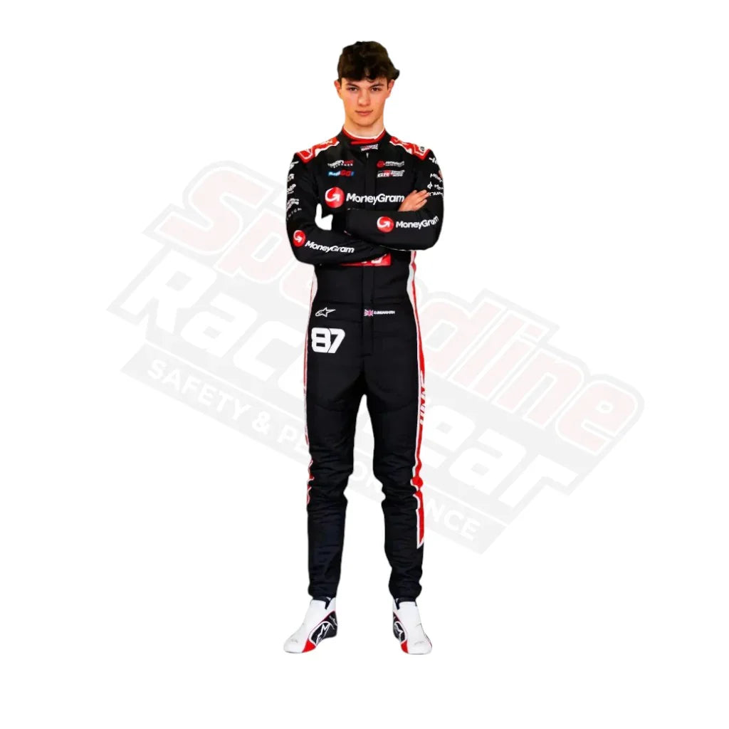 2025 Oliver Bearman Haas F1 Team Race Suit – Official Motorsport Edition