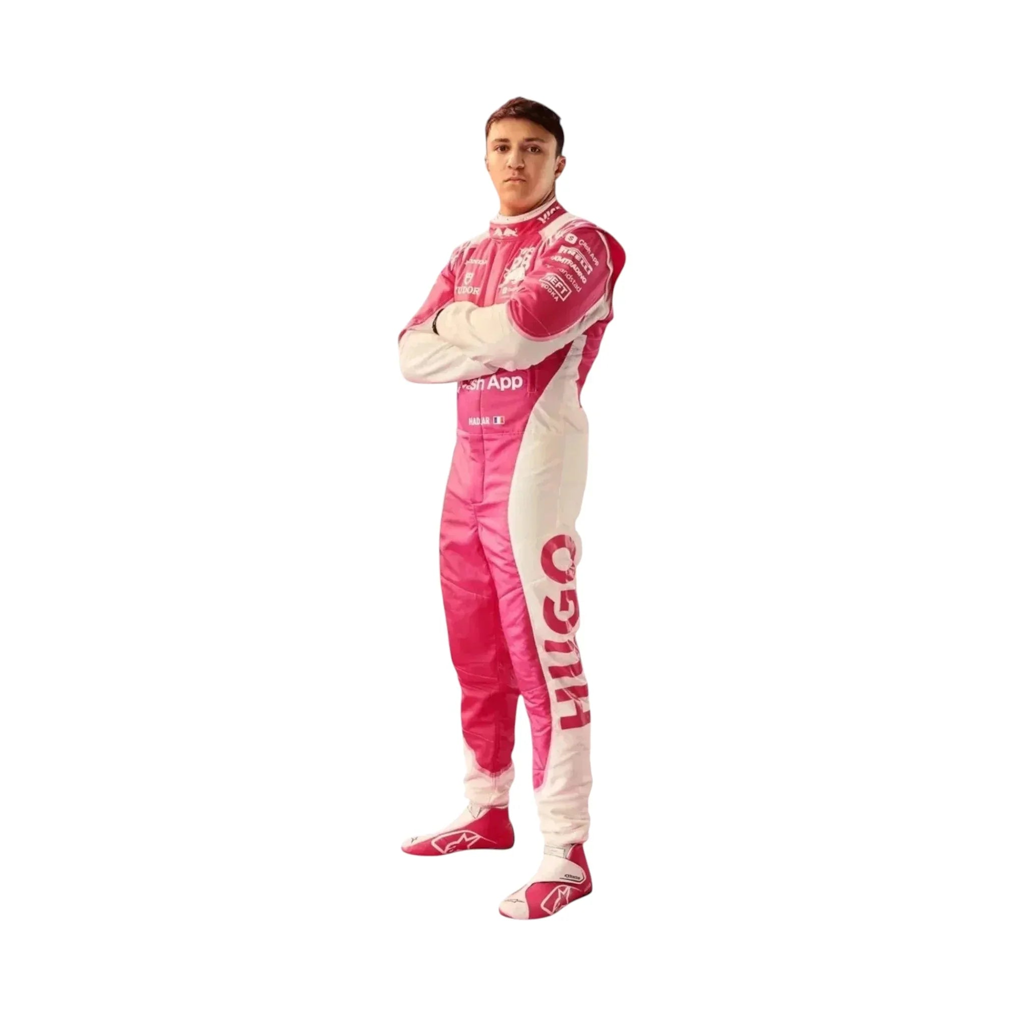 2025 Racing Bulls Miami GP Pink & White F1 Race Suit